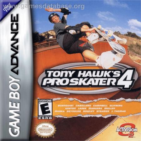 Cover Tony Hawk's Pro Skater 4 for Game Boy Advance